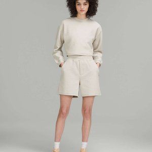 *BNWT* lululemon lab Textured Grid Cropped Pullover